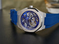 Load image into Gallery viewer, Ocho series skeleton blue dial 41mm| Rubber strap