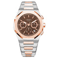 Load image into Gallery viewer, Ocho Series Chocolate dial Steel and Rose 41mm