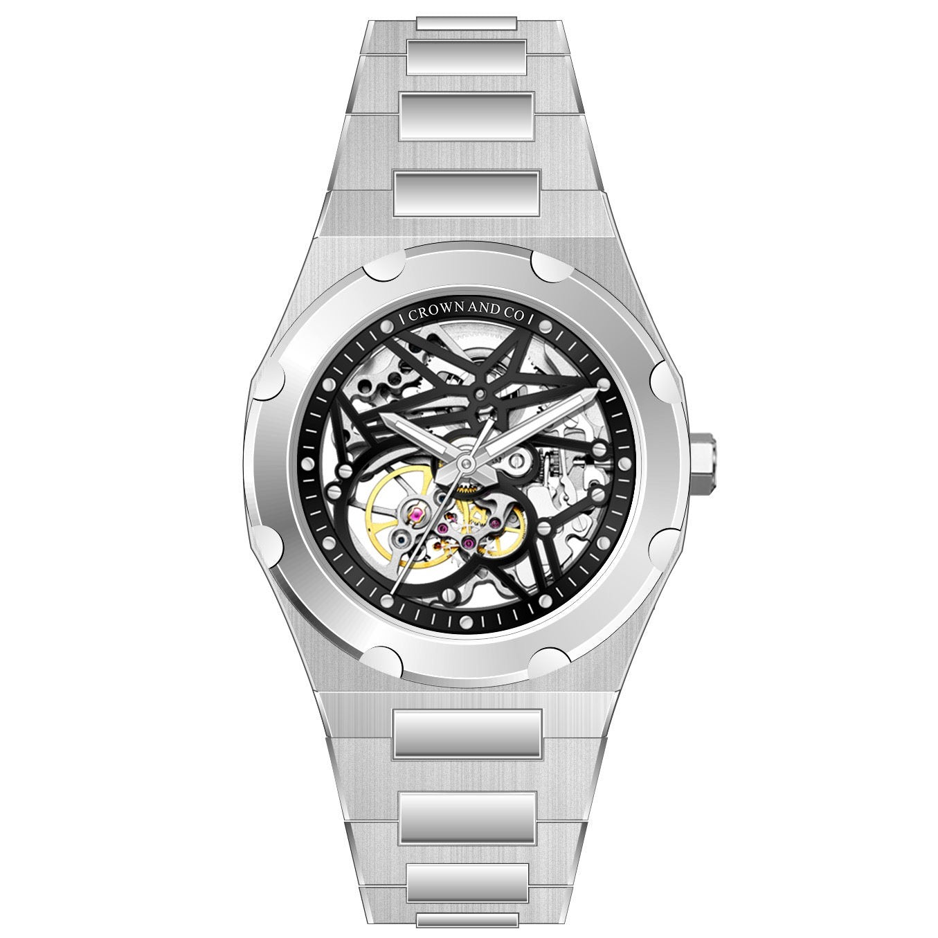 Crown Revolve skeleton Black dial 41