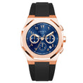 Load image into Gallery viewer, Rose Deep Blue arabic dial 41mm | Rubber strap