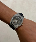 Load image into Gallery viewer, Ocho series Skeleton Black dial 41mm| Rubber strap
