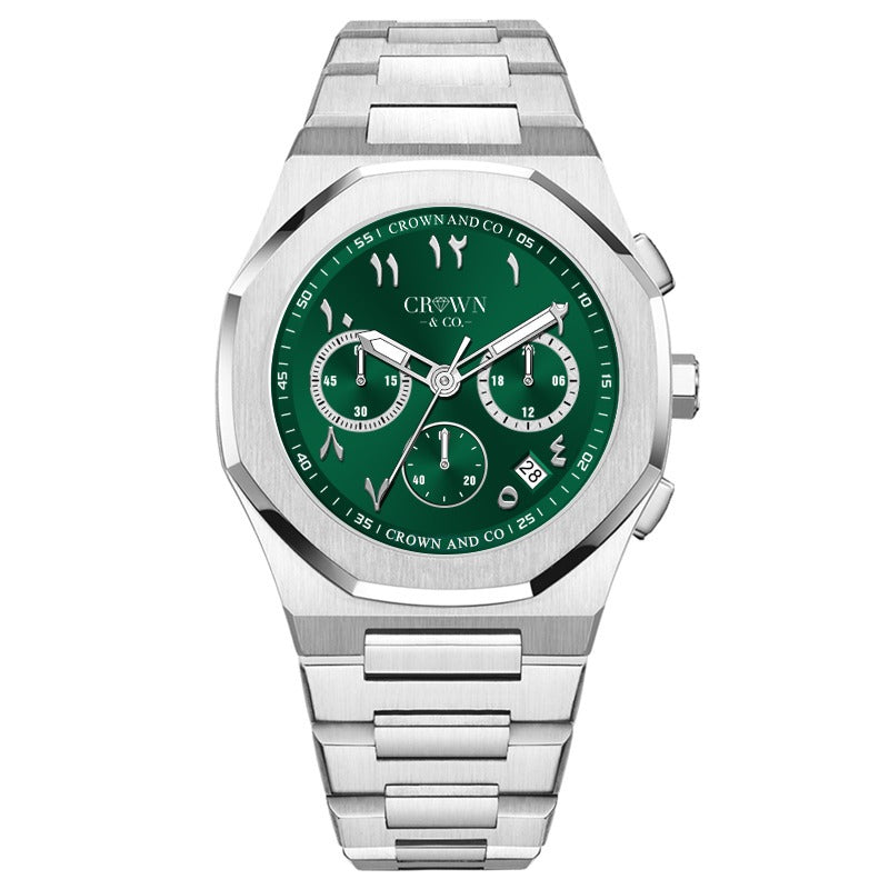 Ocho series Emerald arabic dial 41mm