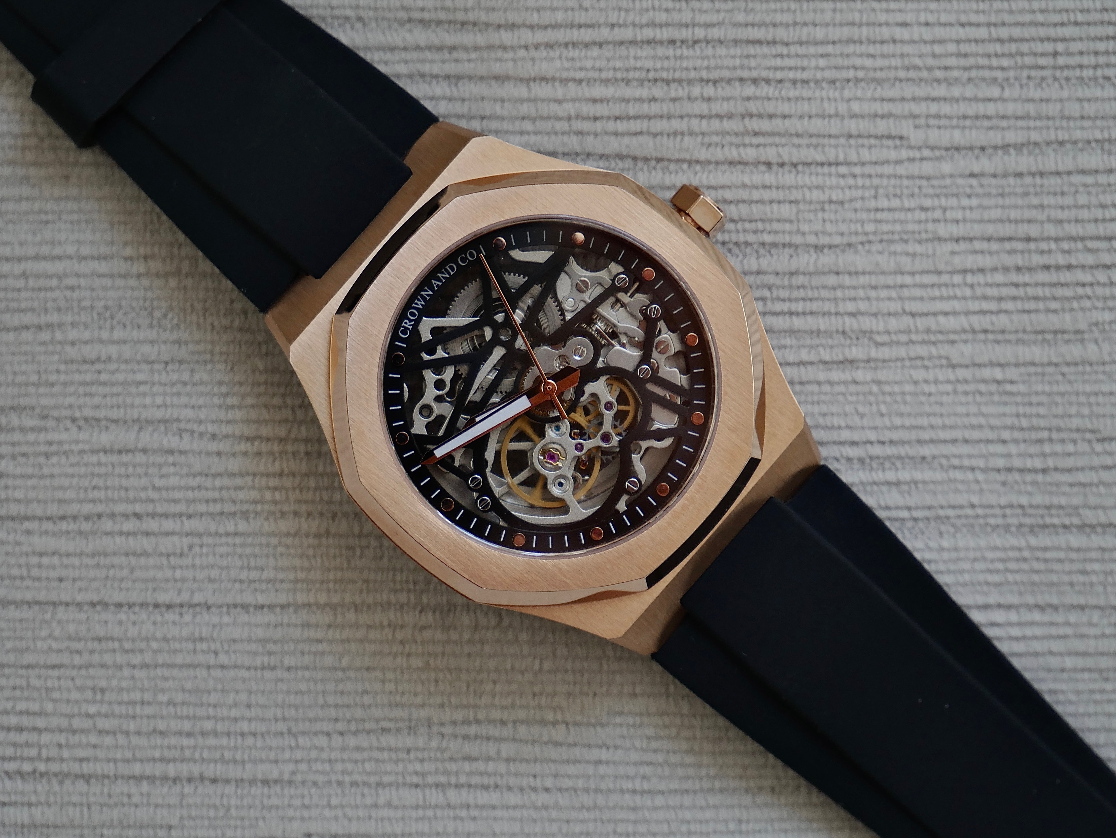 The Rose skeleton 41| Rubber strap