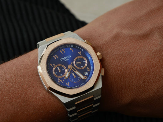 Ocho series DB Arabic dial| Steel and Rose Limited edition 25