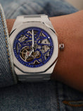 Load image into Gallery viewer, Ocho series skeleton Blue dial 41mm