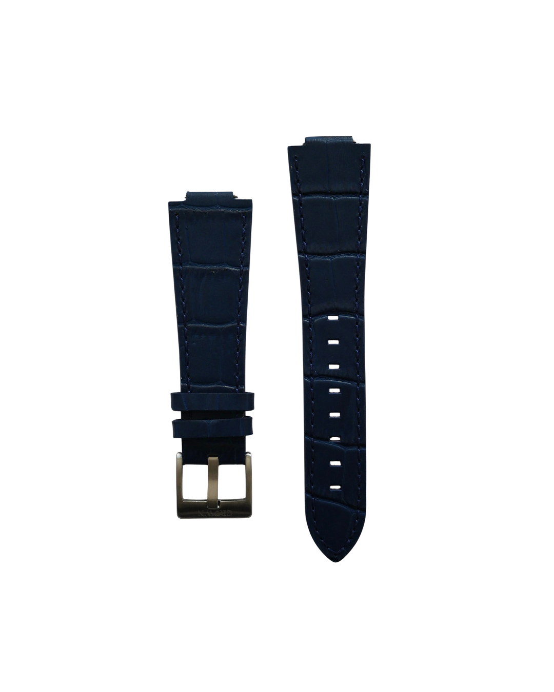 Blue leather strap - Ocho series/Revolve