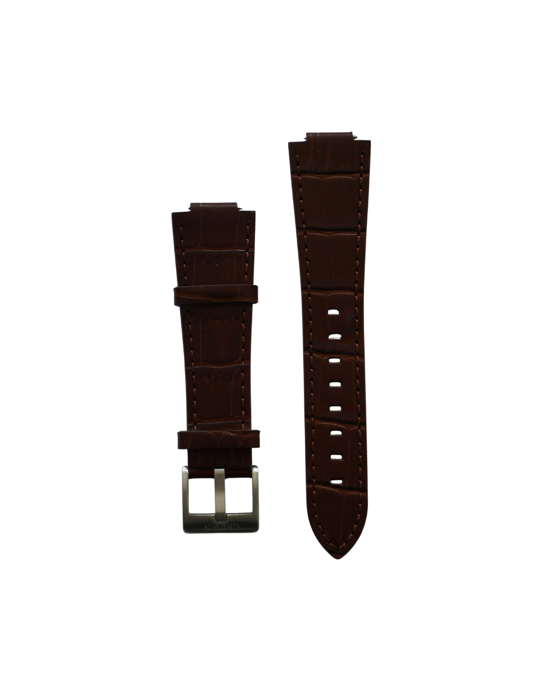 Brown leather strap - Ocho series/Revolve