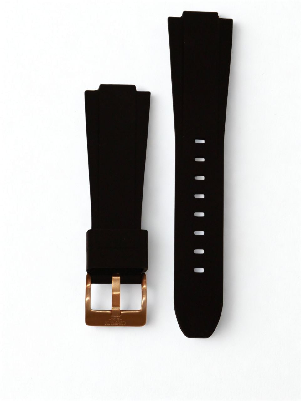 Black rubber strap - ocho series RB