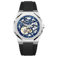 Load image into Gallery viewer, Ocho series Skeleton Blue dial 41mm | Rubber strap