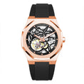 Load image into Gallery viewer, The Rose skeleton 41mm | Rubber strap