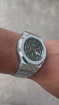 Load and play video in Gallery viewer, Ocho series Emerald arabic dial 41mm