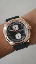 Load and play video in Gallery viewer, Crown Series Rose 25 Black dial