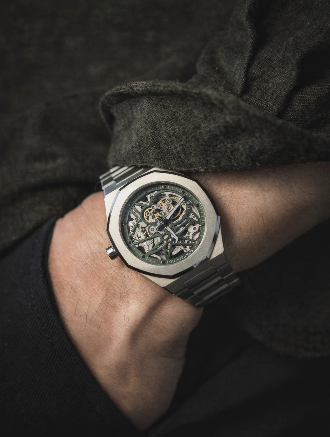 Ocho series Skeleton mud green anniversary