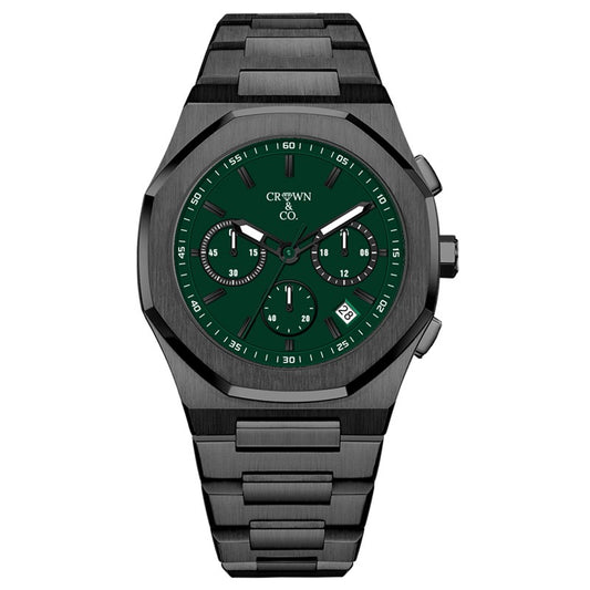 Ocho Series - Black Emerald dial chronograph