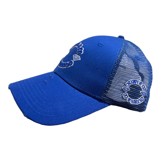 Crown & Co Trucker Hat - Blue