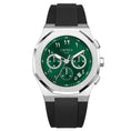 Load image into Gallery viewer, The Ocho series Emerald arabic dial 41mm | Rubber strap
