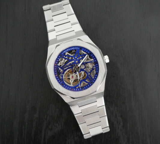 The Ocho series skelly Blue dial 41mm