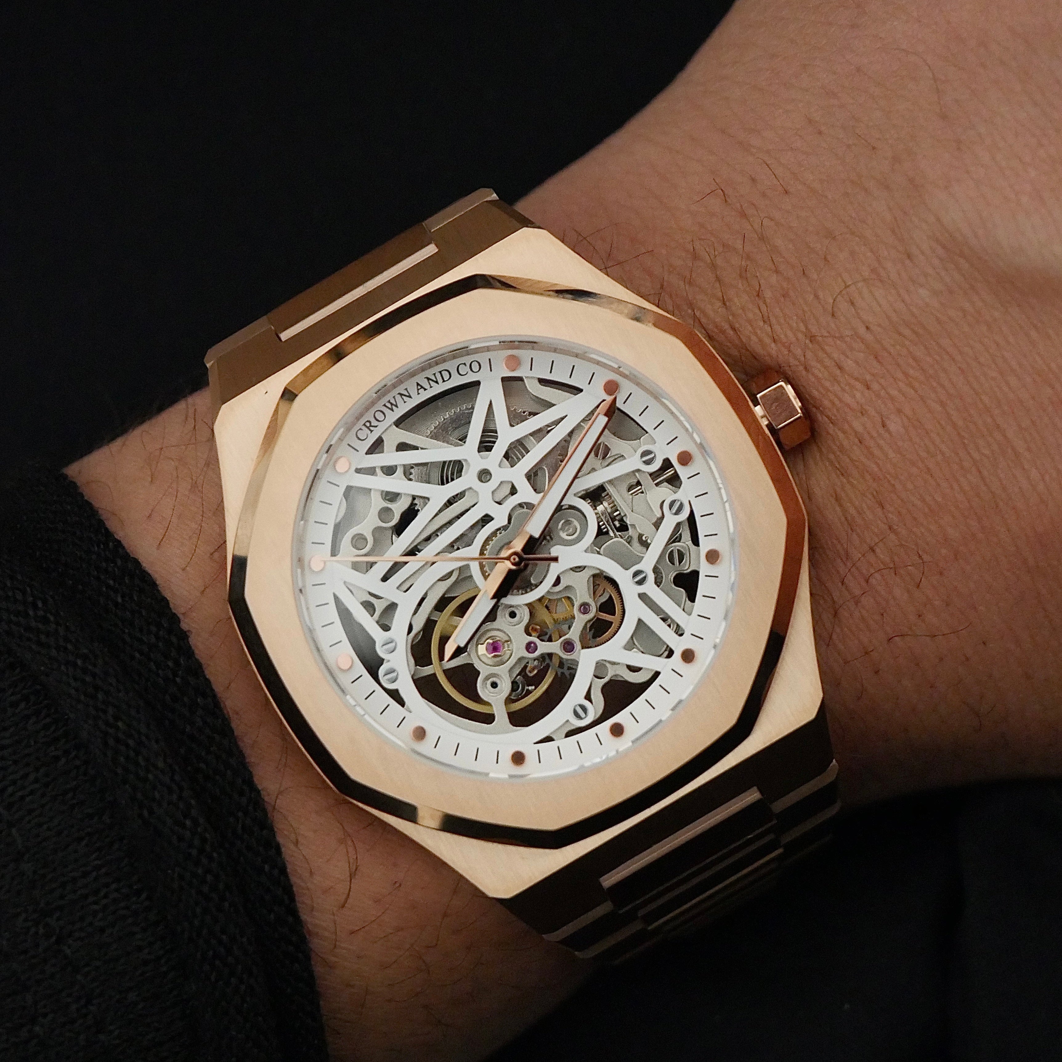 The Rose Skeleton Ocho series White dial 41 | Due : Mid Aug 2026