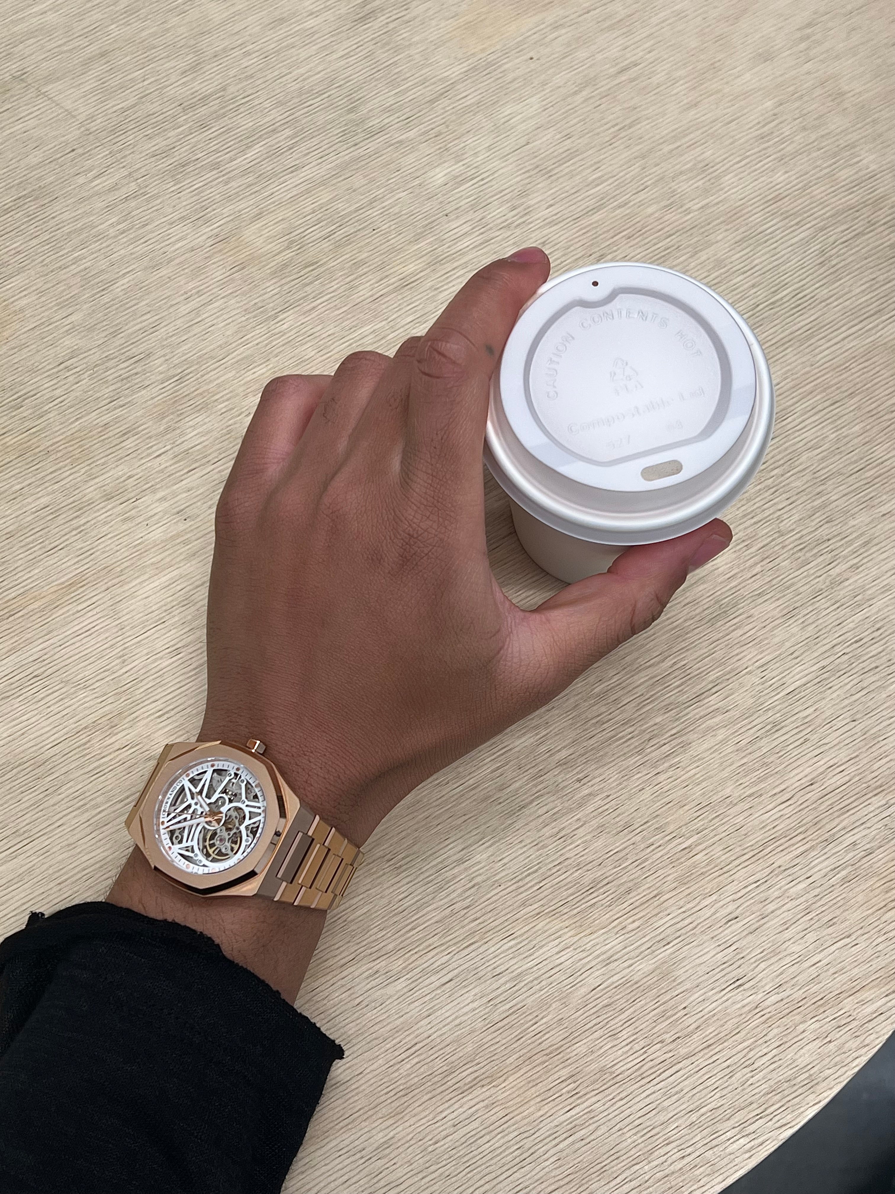 The Rose Skeleton Ocho series White dial 41 | Due : Mid Aug 2026