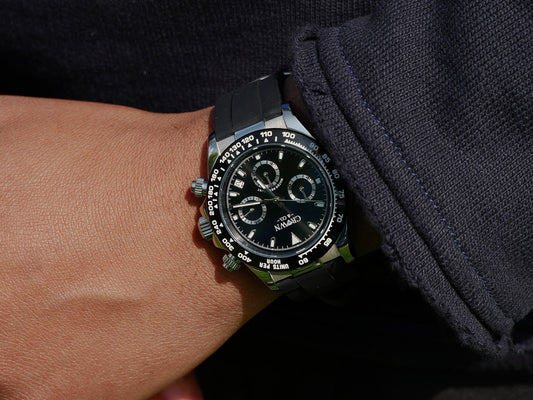 Crown 1956 | Black dial 40mm