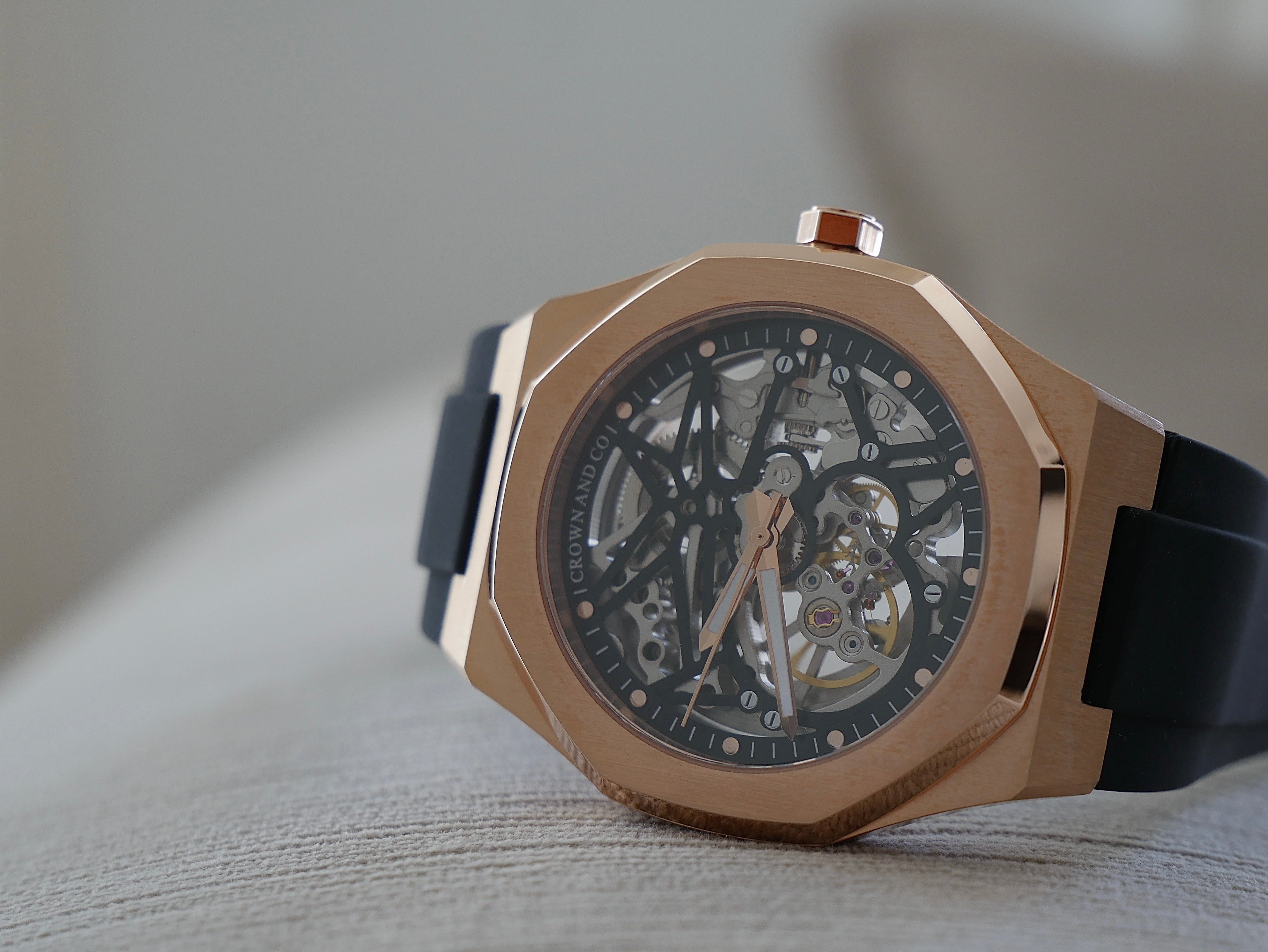 The Rose skeleton 41| Rubber strap