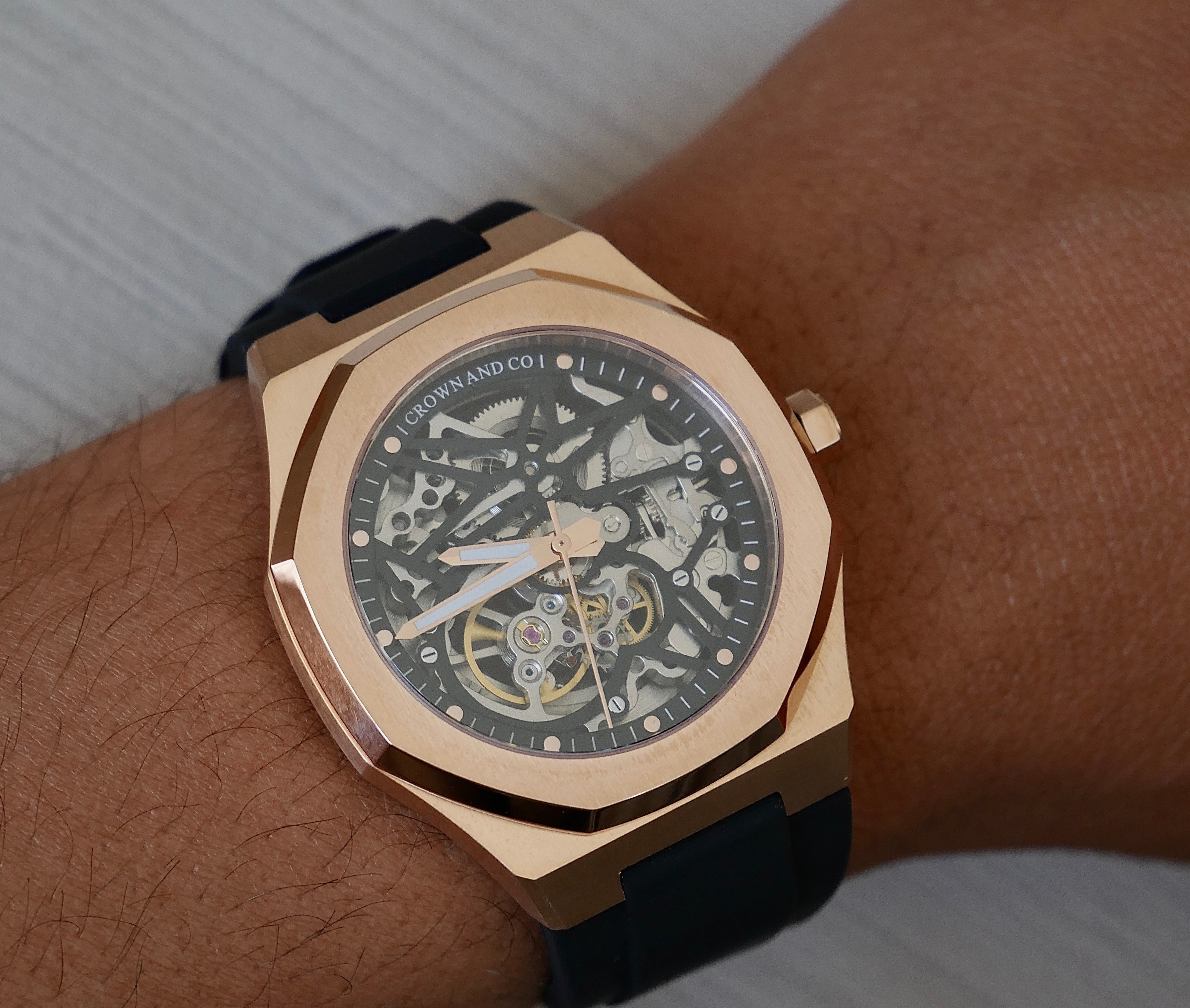 The Rose skeleton 41| Rubber strap