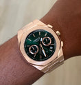 Load image into Gallery viewer, Ocho Series Emerald Dial Rose Gold 41mm
