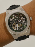 Load image into Gallery viewer, Ocho series Skeleton mud green anniversary 41mm | Rubber Strap
