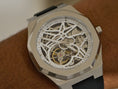 Load image into Gallery viewer, Ocho series Skeleton white dial 41mm | Rubber strap
