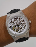 Load image into Gallery viewer, Ocho series Skeleton white dial 41mm | Rubber strap
