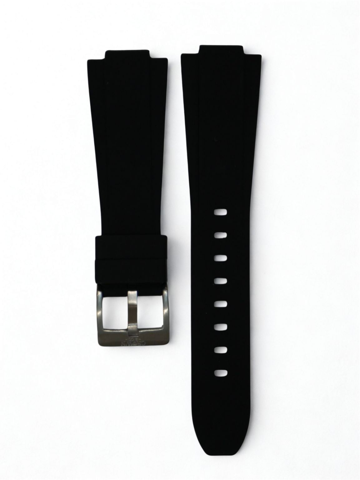 Black rubber strap - ocho series