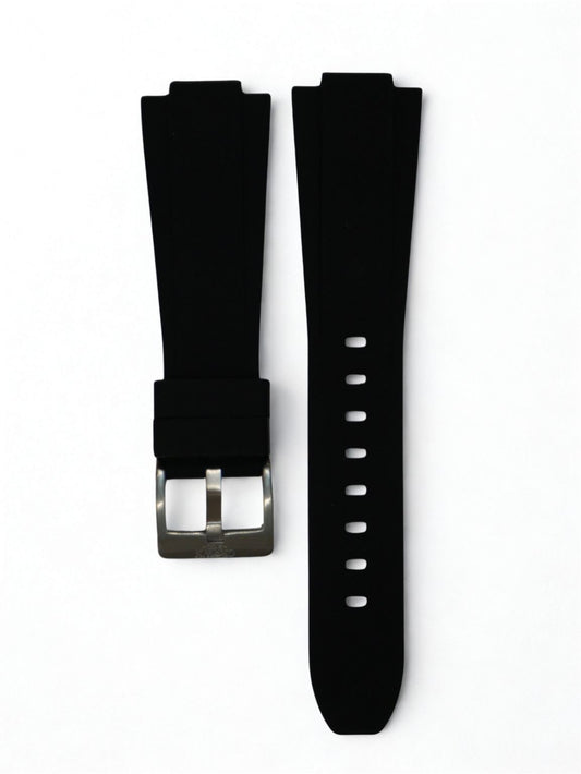 Black rubber strap - ocho series