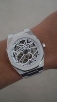 Load and play video in Gallery viewer, Ocho series Skeleton white dial 41mm
