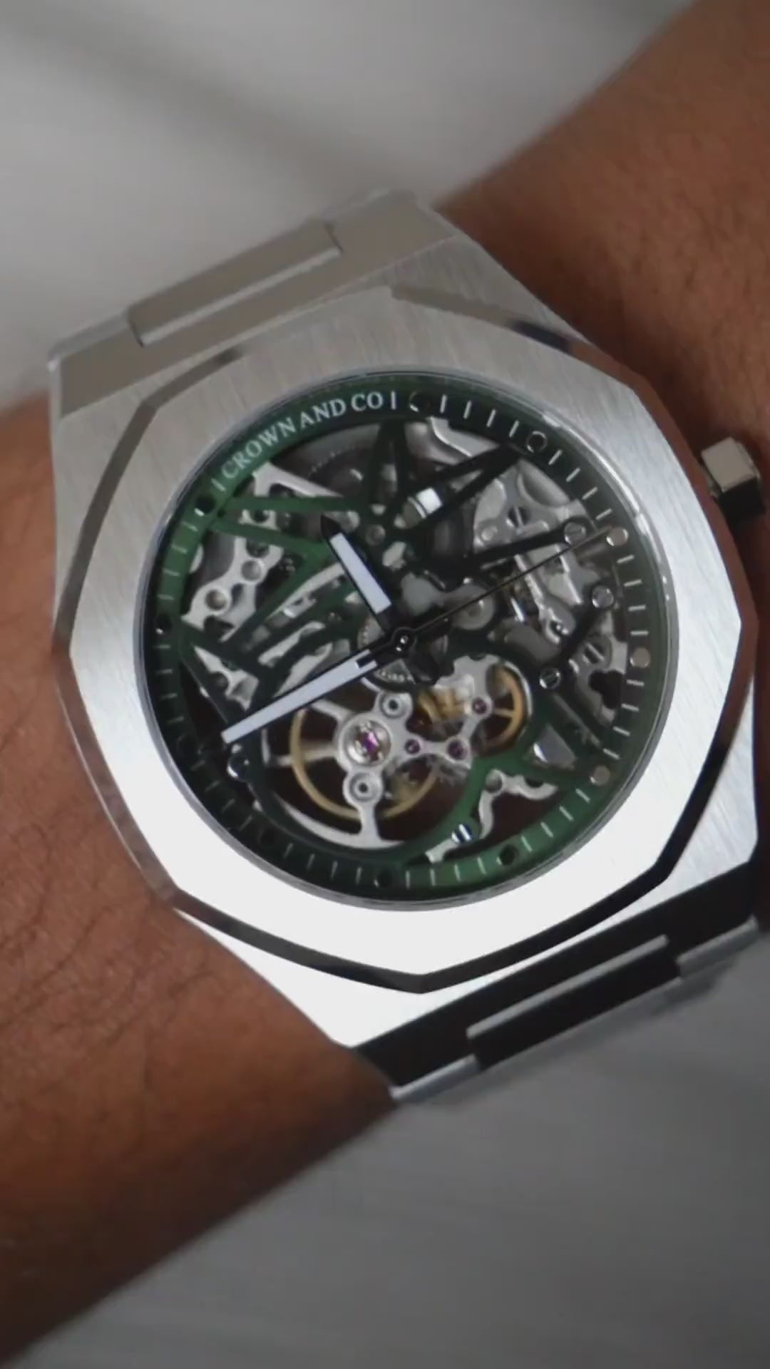 Ocho series Skeleton mud green 41
